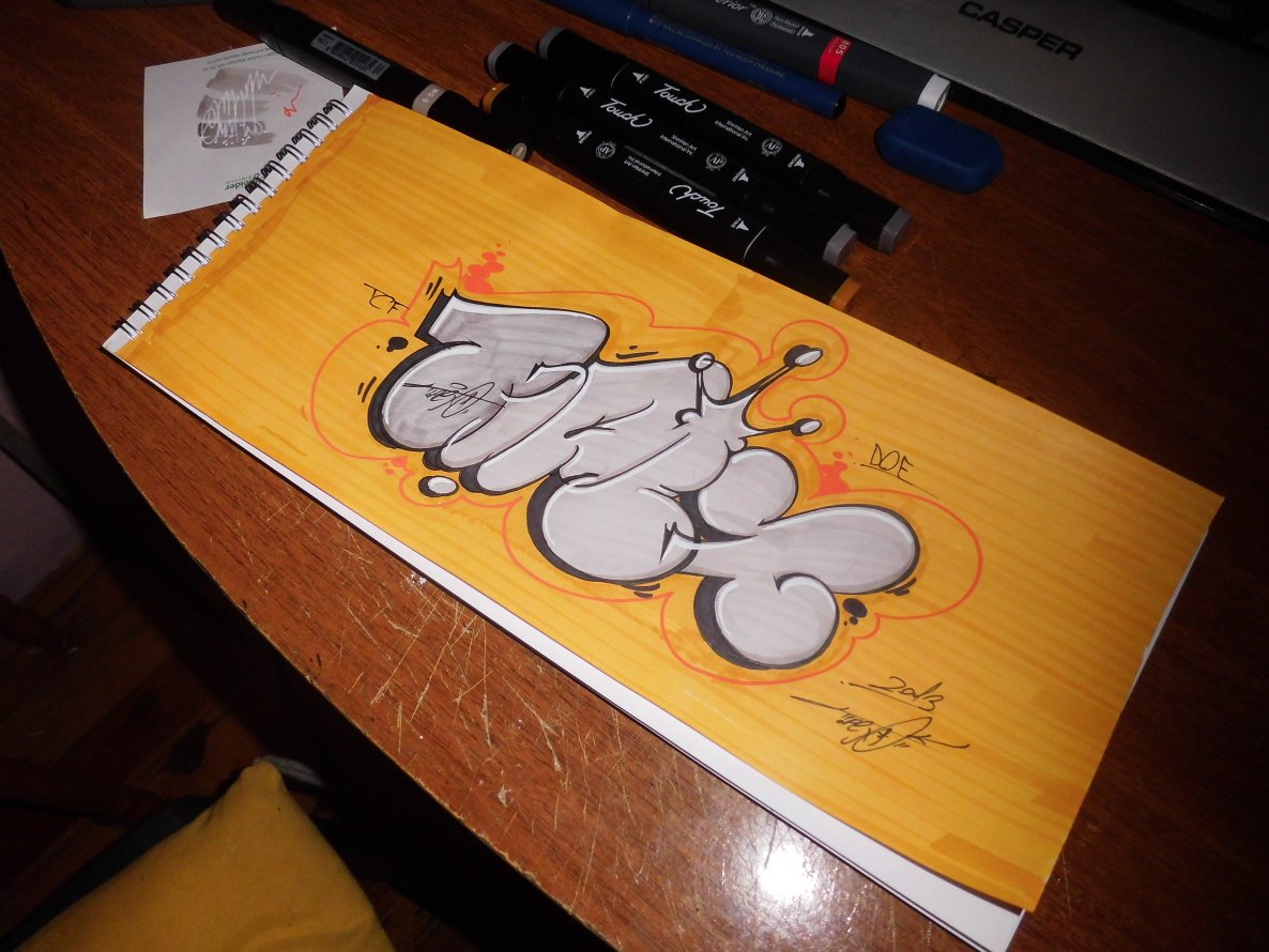 Graffiti Sketch - Photo by tipex - tipex (2013)
