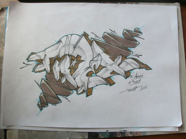 Graffiti Sketch - Photo by tipex - tipex (2012)