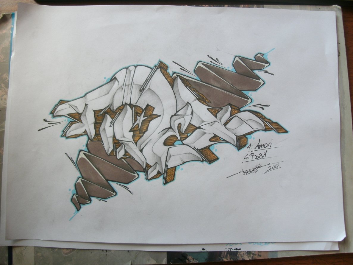 Graffiti Sketch - Photo by tipex - tipex (2012)