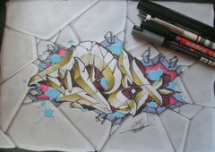 Graffiti Sketch - Photo by tipex - tipex (2012)