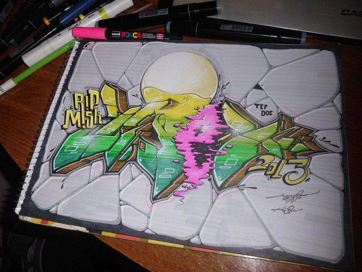 Graffiti Sketch - Photo by tipex - tipex (2013)