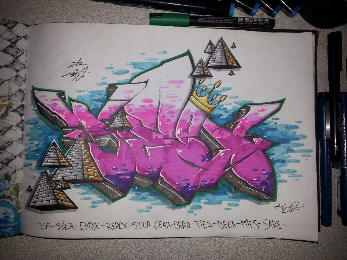 Graffiti Sketch - Photo by tipex - tipex (2014)
