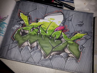 Graffiti Sketch - Photo by tipex - tipex (2014)