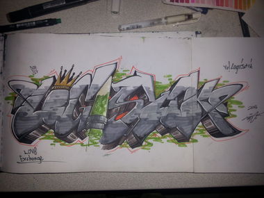Graffiti Sketch - Photo by tipex - logistik (2014)
