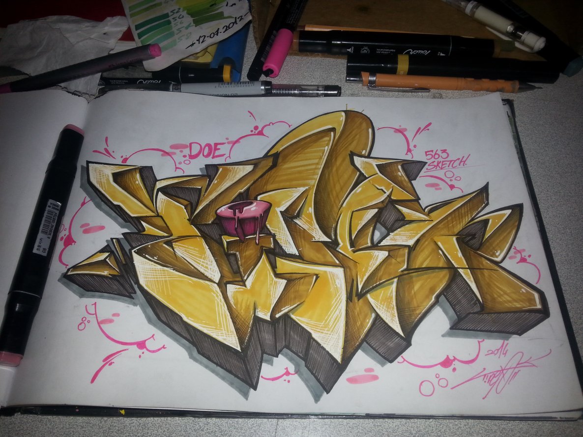 Graffiti Sketch - Photo by tipex - tipex (2014)
