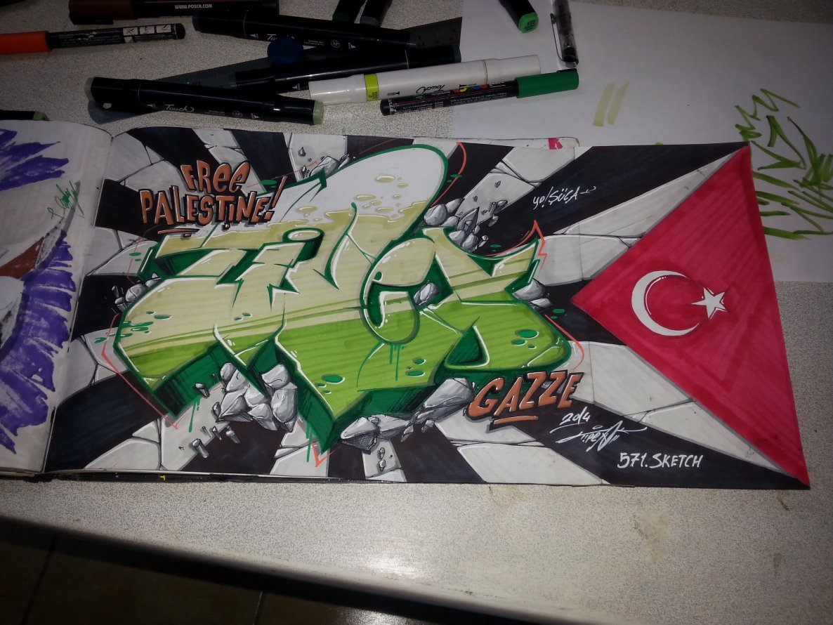 Graffiti Sketch - Photo by tipex - tipex (2014)