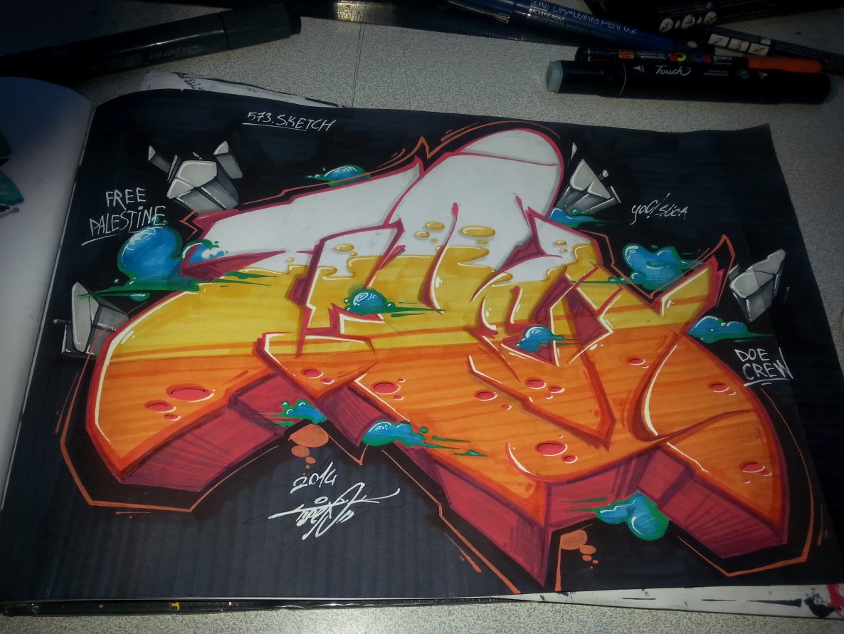 Graffiti Sketch - Photo by tipex - tipex (2014)