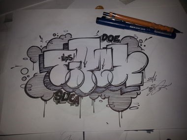 Graffiti Sketch - Photo by tipex - tipex (2014)