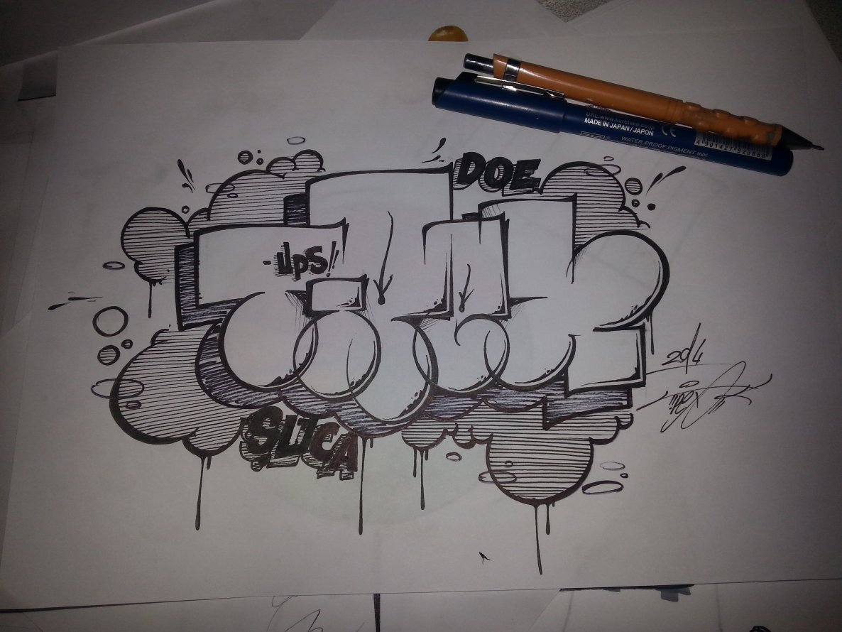 Graffiti Sketch - Photo by tipex - tipex (2014)