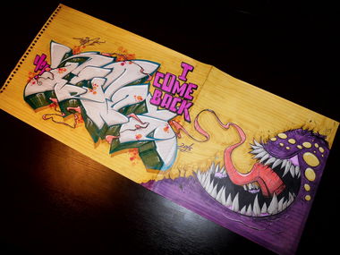 Graffiti Sketch - Photo by tipex