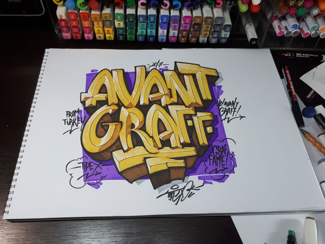 Graffiti Sketch - Photo by tipex (2017)