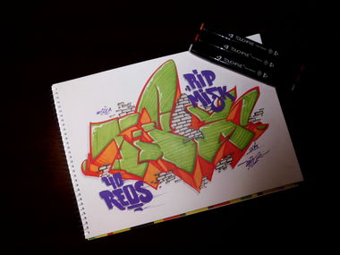 Graffiti Sketch - Photo by tipex - tipex, reos (2015)