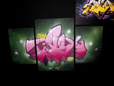 Graffiti Artwork - Photo by tipex - canvas, tipex, şüca (2015)