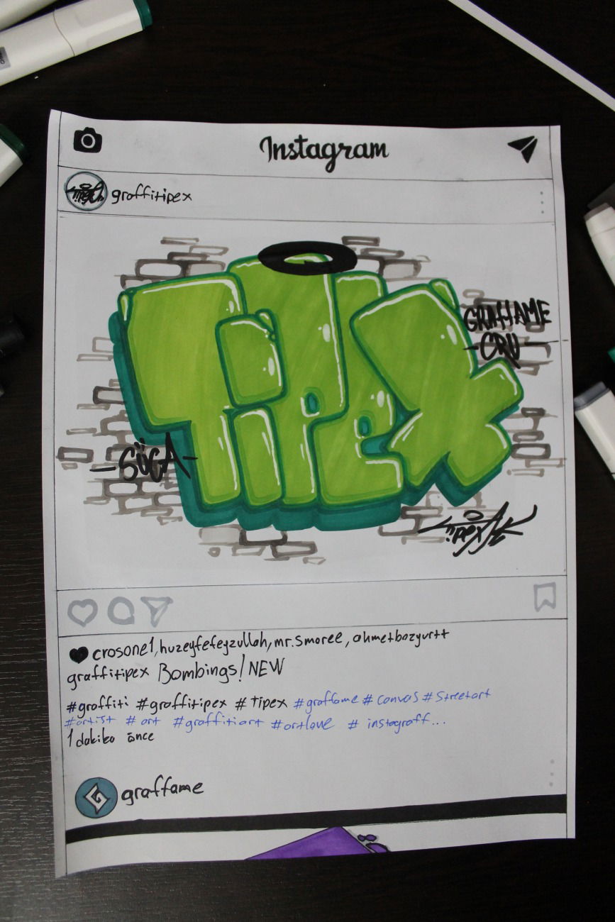 Graffiti Sketch - Photo by tipex