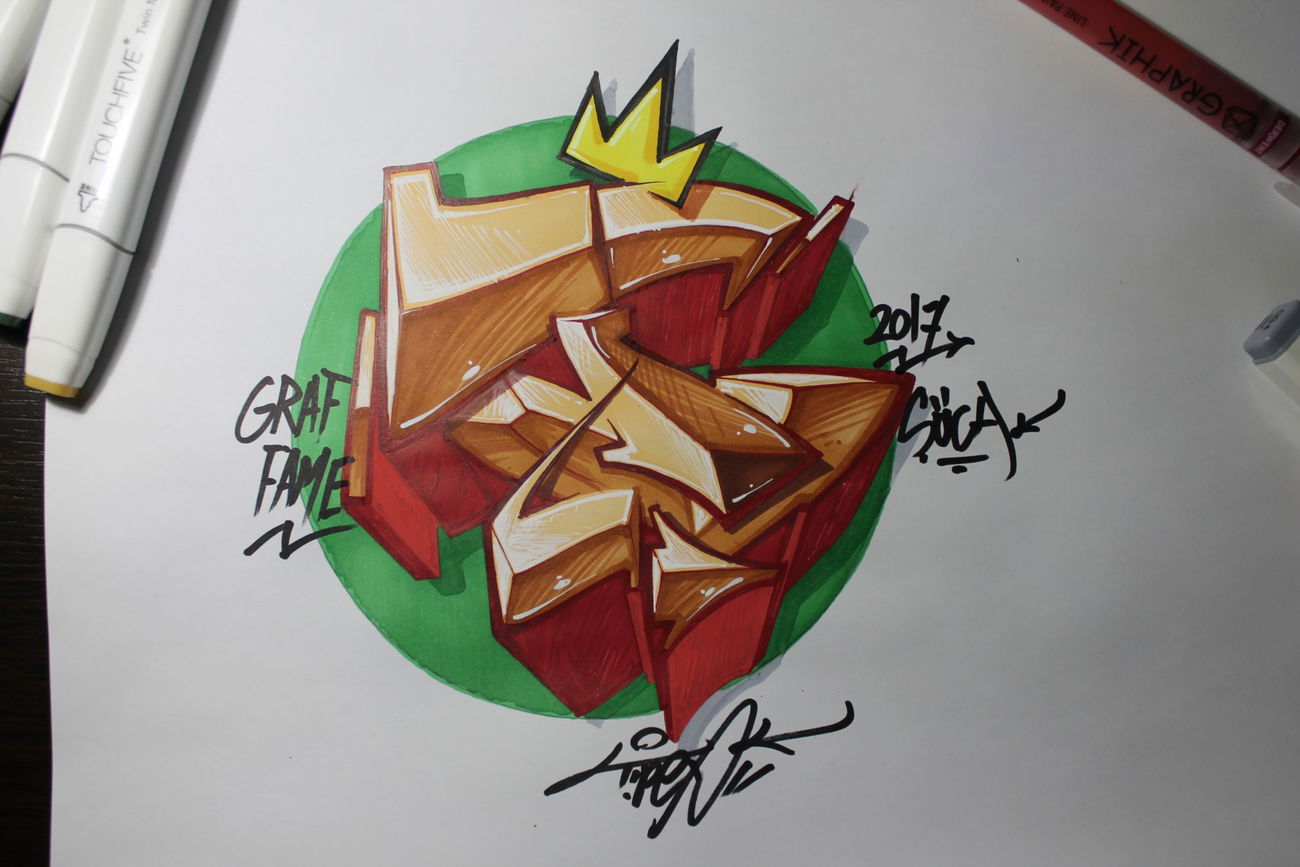 Graffiti Sketch - Photo by tipex