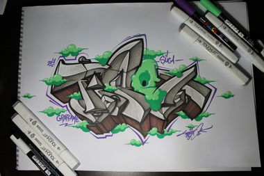 Graffiti Sketch - Photo by tipex