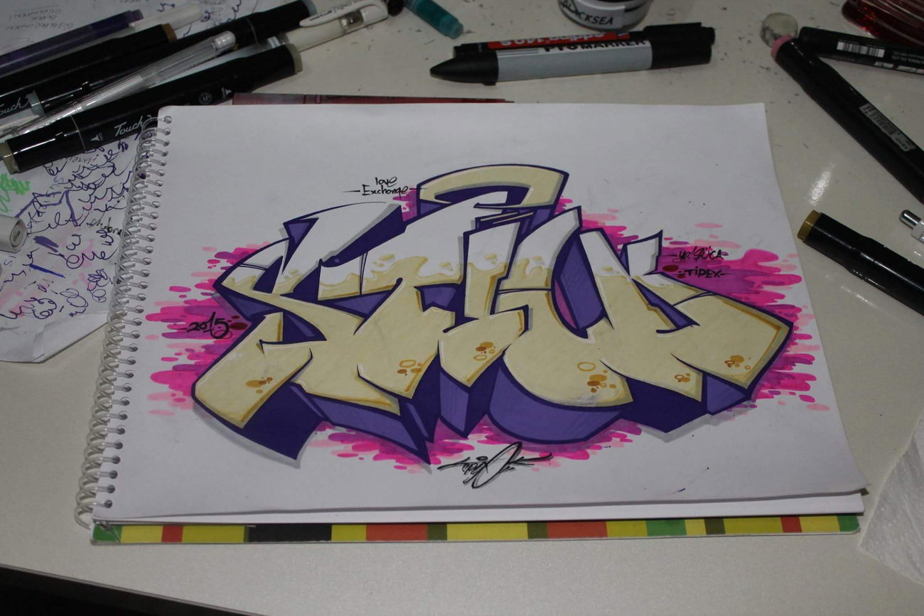 Graffiti Sketch - Photo by tipex (2015)