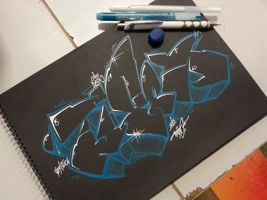 Graffiti Sketch - Photo by tipex - tipex