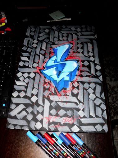 Graffiti Artwork in Istanbul - Photo by tipex - canvas, şüca, ş (2015)