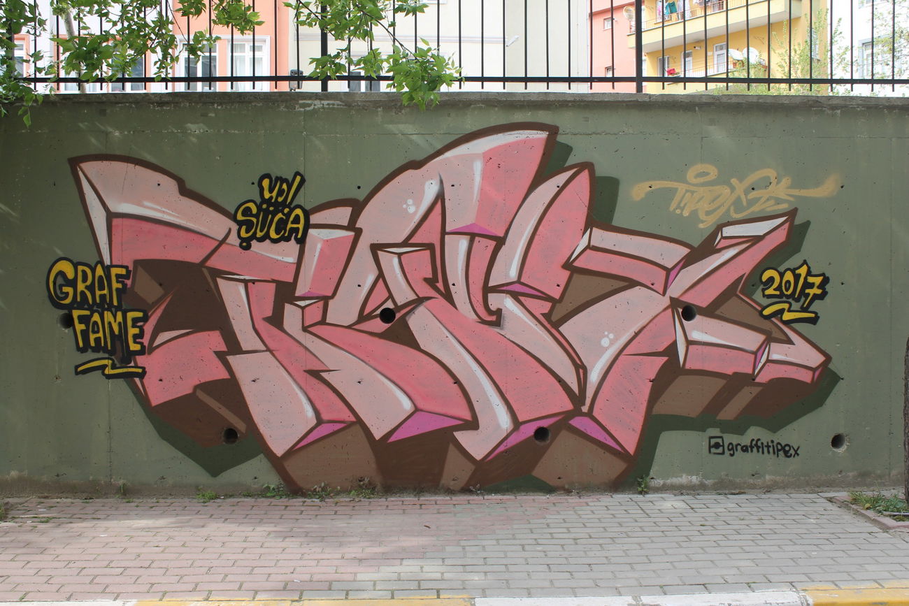 Graffiti Wall in Turkey - Photo by tipex - tipex, graffiti (2017)