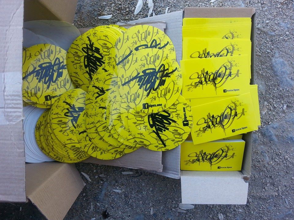 Graffiti Street Art - Photo by tipex - sticker, şüca, tipex (2015)