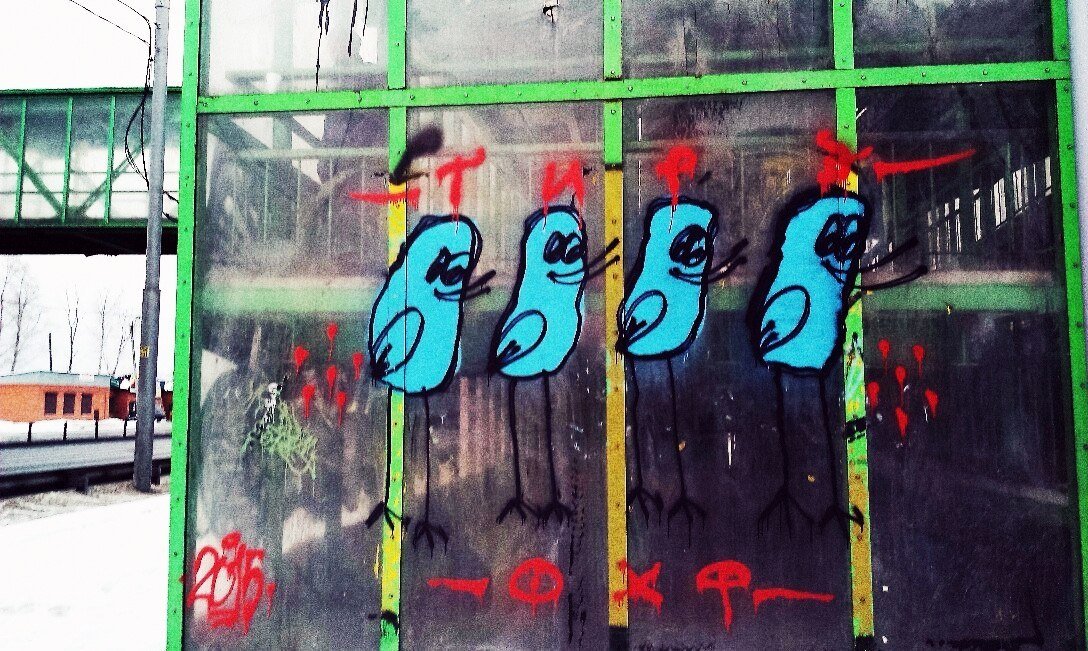 Graffiti Street Art in Petushki - Photo by tireo (2015)