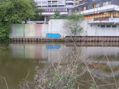 Graffiti Bombing in Hannover - Photo by tobias1896