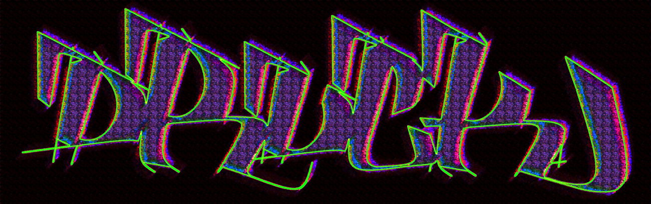 Graffiti Artwork - Photo by todesadel - Druck (2014)