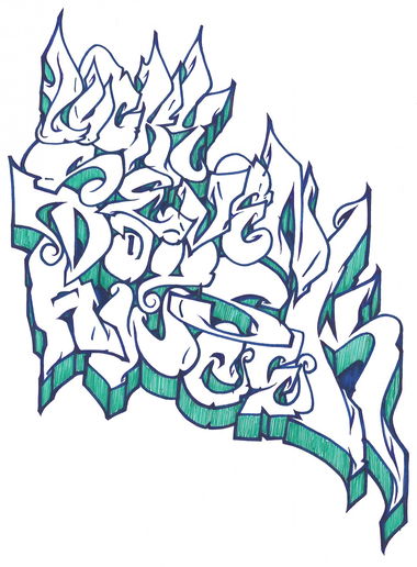 Graffiti Sketch - Photo by todesadel - Luckysevendaysaweek (2014)