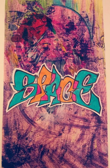 Graffiti Sketch - Photo by todesadel - Space (2016)