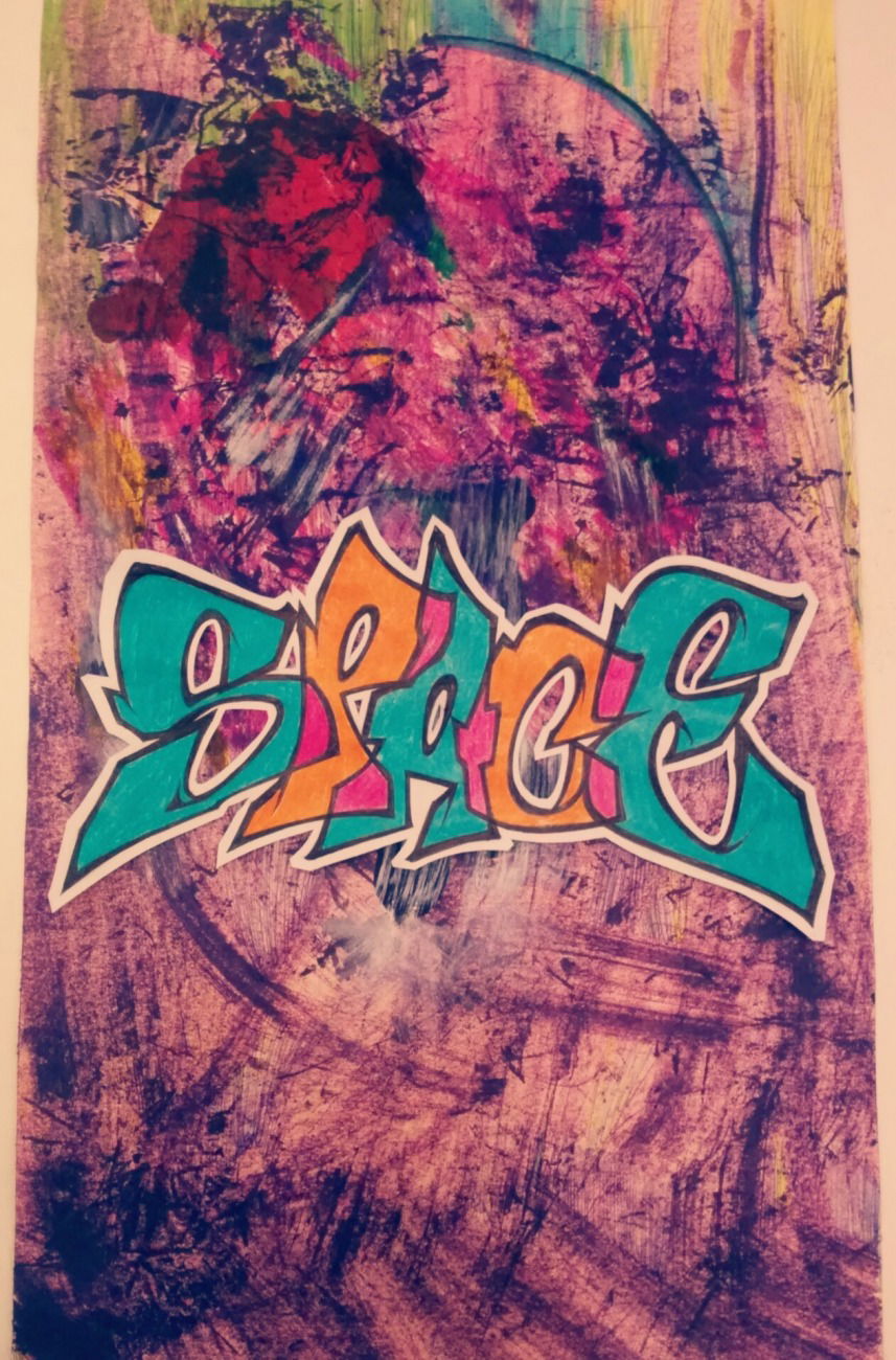 Graffiti Sketch - Photo by todesadel - Space (2016)