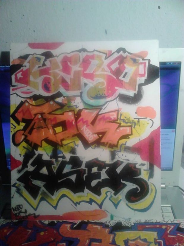 Graffiti Wall - Photo by tok - tok, kero, asek (2014)