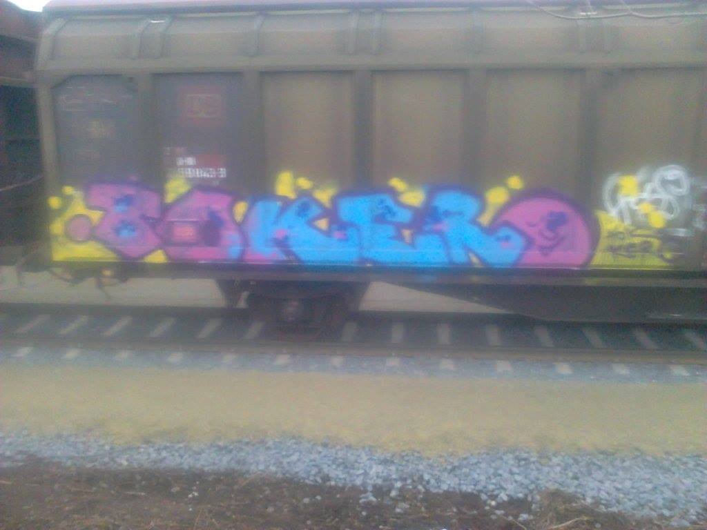 Graffiti Train - Photo by tok - tok, kero, asek (2014)