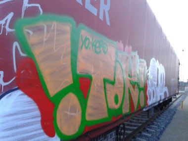 Graffiti Train - Photo by tok - tok, kero, nero (2014)