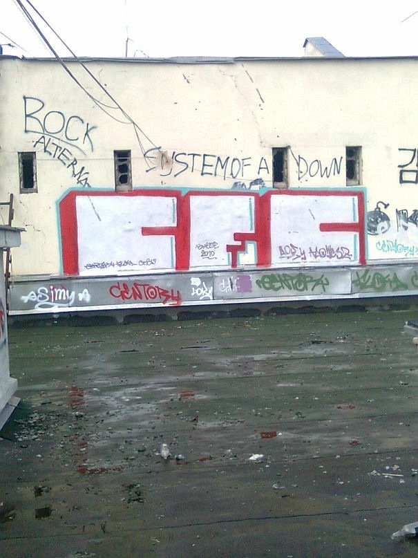 Graffiti Bombing - Photo by tolstuyMONTHY (2010)