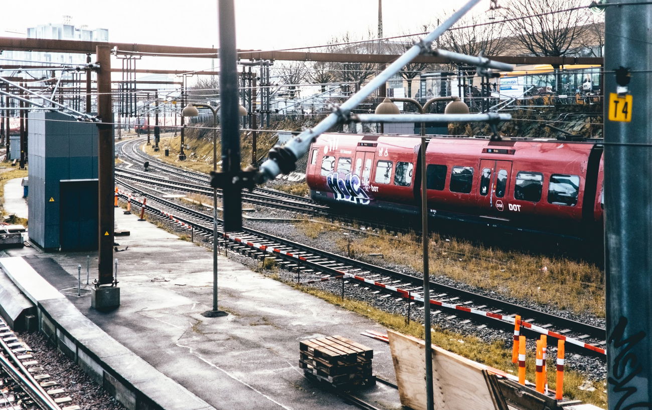 Graffiti Train in Copenhagen - Photo by tommyk - copenhagen, metro, action (2016)