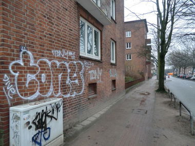 Graffiti Bombing in HAMBURG - Photo by tony301 - JIVE, BIA, RSK