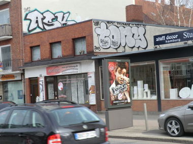 Graffiti Bombing in HAMBURG - Photo by tony301 - FROST, SOER, RSK