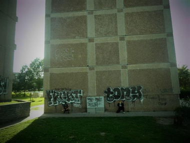 Graffiti Bombing in HAMBURG - Photo by tony301 - FROST, 187, RSK