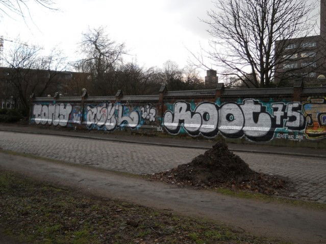 Graffiti Bombing in HAMBURG - Photo by tony301 - ASYL, ROOT