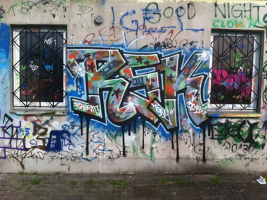 Graffiti Wall in Pasewalk - Photo by tony301 - FROST, TONY