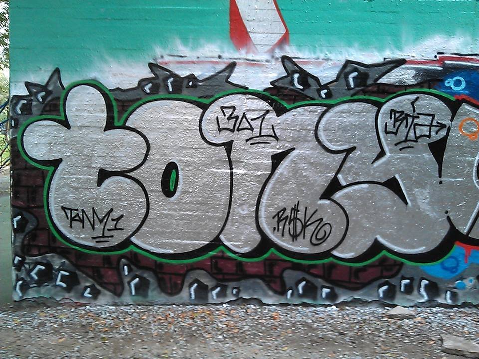 Graffiti Bombing - Photo by tony301