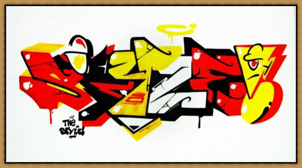 Graffiti Sketch in Zhodino - Photo by torfs1 - Sketch