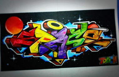 Graffiti Artwork in Zhodino - Photo by torfs1 - Sketch