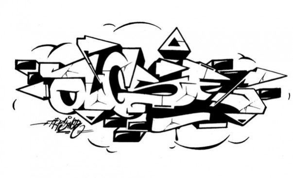 Graffiti Sketch in odzina - Photo by torfs1 - Exchange (2013)