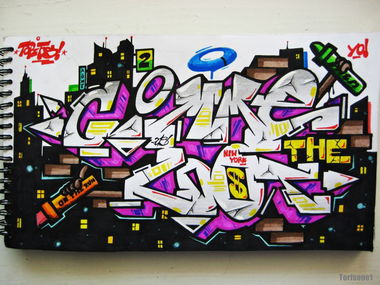 Graffiti Sketch in odzina - Photo by torfs1 (2013)