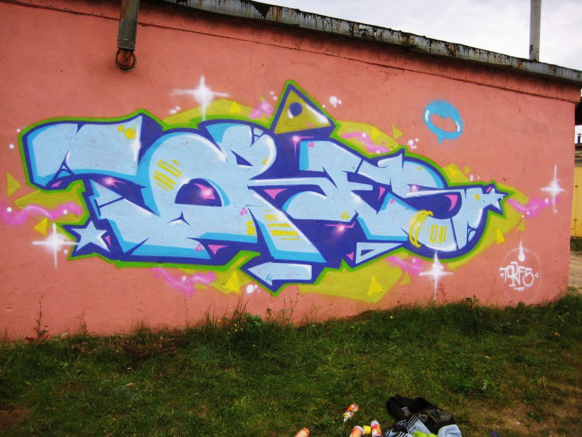 Graffiti Wall in odzina - Photo by torfs1 (2013)