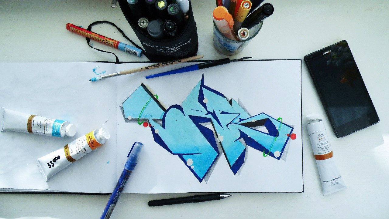 Graffiti Sketch - Photo by torfs1 (2015)