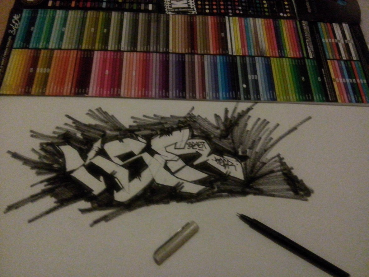 Graffiti Sketch - Photo by tostkopf - Kser (2014)