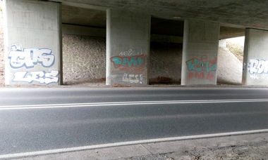 Graffiti Bombing - Photo by tostkopf